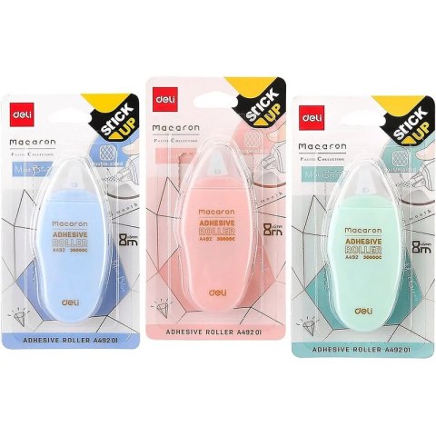 Klej w taśmie Deli Macaron mix kolorów