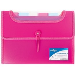 TECZKA PP STRIGO A4 6 PRZEKŁADEK RÓŻOWA