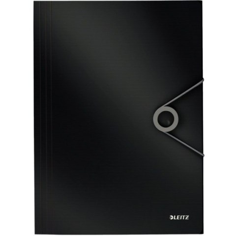 TECZKA Z GUMKĄ LEITZ SOLID 15mm CZARNA