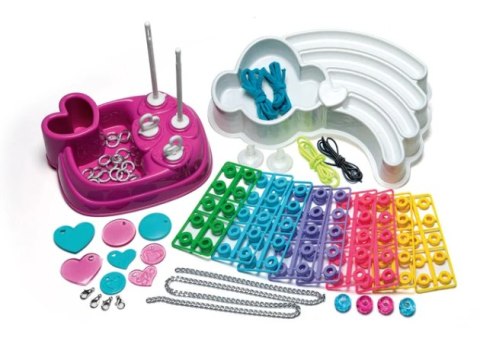 Crazy Chic Zestaw Koralików Kolorowe Bransoletki Clementoni 78415