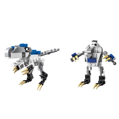 Klocki Konstrukcyjne Dinozaur Robot 2w1 57-70 el. Mix