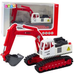 Koparka Gąsienicowa Metalowa Ruchoma Łyżka Obrotowa Kabina Światła Dźwięki