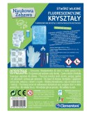 Naukowa Zabawa Zestaw Fluorescencyjne Kryształy Język Polski Clementoni 60584