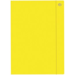 TECZKA KARTONOWA Z GUMKĄ A4+ ŻÓŁTA