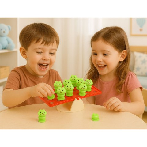 Gra Zręcznościowa Edukacyjna Dla Dzieci Balansujące Żabki