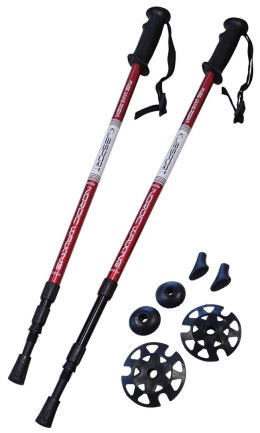 Kije Trekkingowe do Nordic Walking Składane Regulowane KUBISPORT 65-135 cm