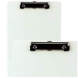 Podkładka Deska Z Klipem Do Pisania Miarka A4 Plastikowa Biała