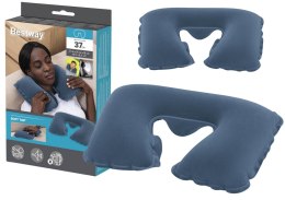 Dmuchana Poduszka Podróżna 46 x 28 cm Rogal Niebieska Bestway 67006