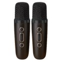 Mikrofony z głośnikiem czarne