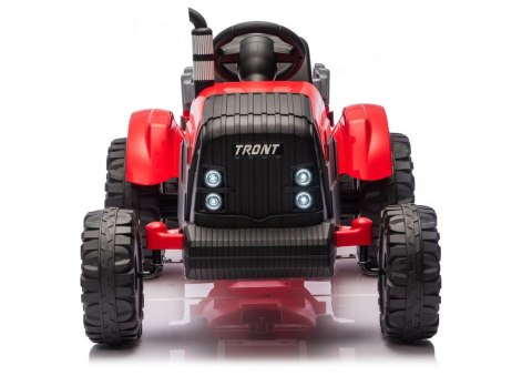 Traktor Na Akumulator CH9959B Z Przyczepą Czerwony 24V