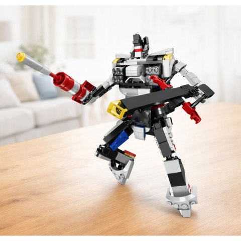 Klocki Konstrukcyjne Samochód Sportowy Robot 2W1 Biały 320 el.