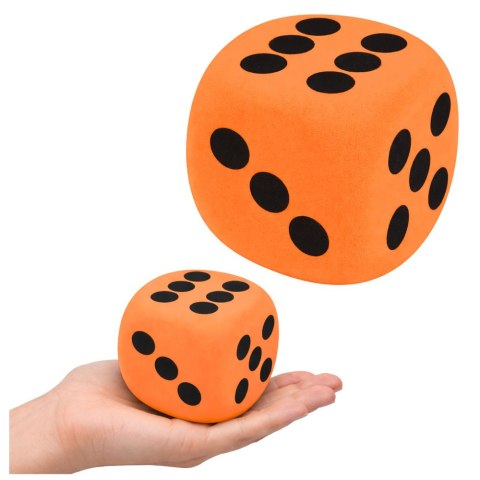 Duża Kość Piankowa Do Gry Zabawy Edukacyjna Mix 8 cm