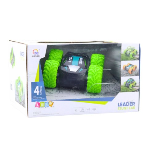 Samochód Kaskaderski Zdalnie Sterowany RC Obroty o 360° Zielony