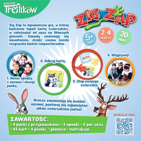 GRA - ZIG ZAP Rodzina Treflików Trefl 02821