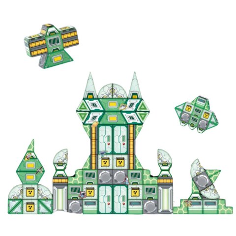 Klocki Magnetyczne Kosmos Stacja Kosmiczna 4D 108el