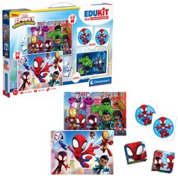 Zestaw Edukacyjny Puzzle Memo Klocki MARVEL SPIDEY Clementoni 18295