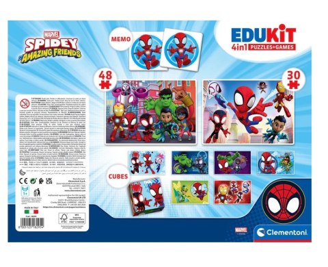 Zestaw Edukacyjny Puzzle Memo Klocki MARVEL SPIDEY Clementoni 18295