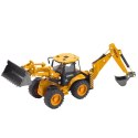 Koparko Ładowarka Teleskopowa Metalowa Huina Żółta 1:50
