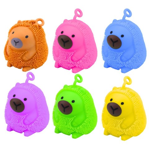 Gniotek Sensoryczny Do Odbijania Ściskania Kapibara Świecąca LED Mix Kolor