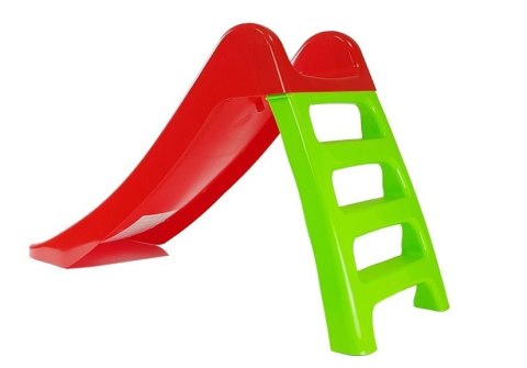 Zjeżdżalnia Ogrodowa dla Dzieci 3-Stopniowa Drabinka Czerwona 67cm 428