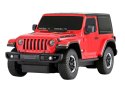 Auto JEEP Wrangler JL Rubicon Zdalnie Sterowany RC Rastar Czerwony 1:24