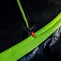 Trampolina Ogrodowa LEAN Z Siatką Wewnętrzną Czarno-Zielona 183CM 6FT
