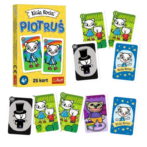 Karty do gry Piotruś Pan - Kicia Kocia - Trefl 08512