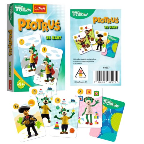 Karty do gry Piotruś Pan - Rodzina Treflików - Trefl 08507