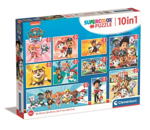 Puzzle 10w1 Super Color PSI PATROL Clementoni 20270