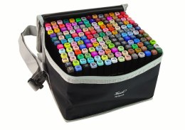 Zestaw Markery Alkoholowe Dwustronne W Torbie Pisaki Flamastry 168 szt.