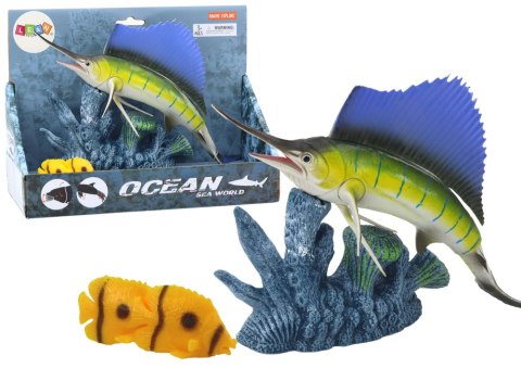 Figurka Ryba Miecznik Włócznik Rafa Koralowa Rybki LEAN Toys Figurka Ryba Miecznik Włócznik Rafa Koralowa Rybki LEAN Toys
