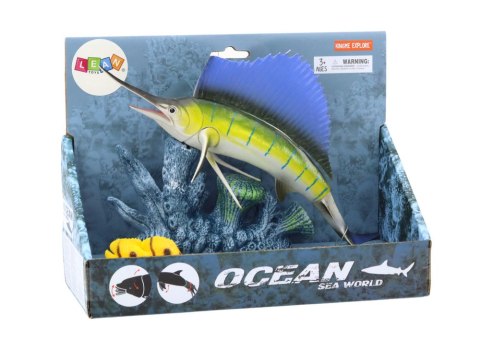 Figurka Ryba Miecznik Włócznik Rafa Koralowa Rybki LEAN Toys Figurka Ryba Miecznik Włócznik Rafa Koralowa Rybki LEAN Toys