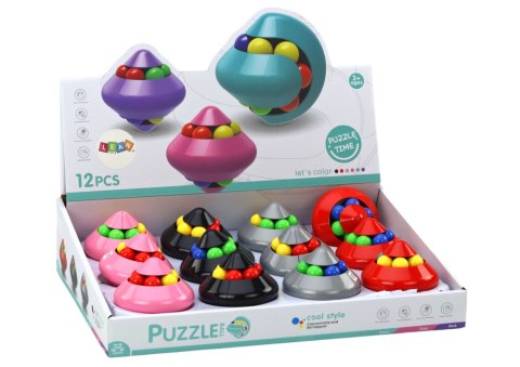 Magiczna Kula Łamigłówka Kulka Gra Logiczna Kulka Kolorowa LEAN Toys Magiczna Kula Łamigłówka Kulka Gra Logiczna Kulka Kolorowa LEAN Toys