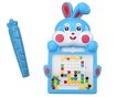 Tablica Magnetyczna Zając 7 Wzorów Długopis Magnetyczny Niebieska LEAN Toys