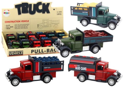 Autko Dostawcze Aluminiowe Otwierane Drzwi Światła Dźwięki LEAN Toys Autko Dostawcze Aluminiowe Otwierane Drzwi Światła Dźwięki LEAN Toys