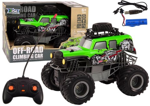 Autko Zdalnie Sterowane RC Terenowe 1:16 Zielony LEAN Toys Autko Zdalnie Sterowane RC Terenowe 1:16 Zielony LEAN Toys