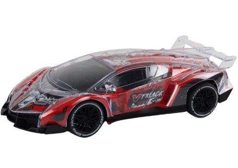 Auto Sportowe Zdalnie Sterowane RC Skala 1:16 Światła Czerwone LEAN Toys Auto Sportowe Zdalnie Sterowane RC Skala 1:16 Światła Czerwone LEAN Toys