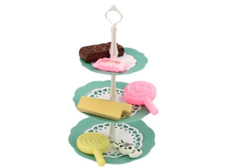 Cukiernia Kawiarnia Zestaw Słodycze Figurki Kawa Ciasto 25 ele. LEAN Toys Cukiernia Kawiarnia Zestaw Słodycze Figurki Kawa Ciasto 25 ele. LEAN Toys