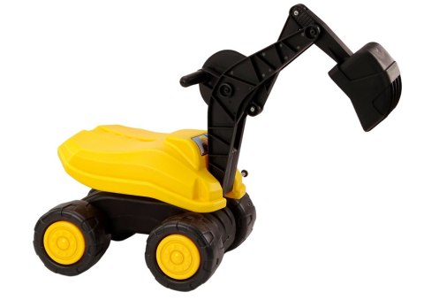 Duża Koparka Żółta Łyżka Ruchoma Obrót 360* Jeździk Budowlany LEAN CARS Duża Koparka Żółta Łyżka Ruchoma Obrót 360* Jeździk Budowlany LEAN CARS