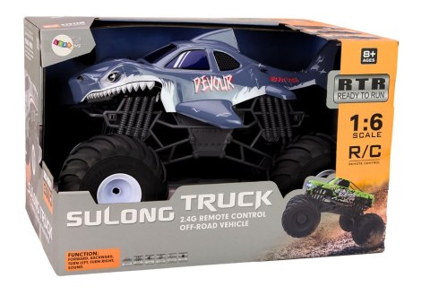 Duże Auto Terenowe Zdalnie Sterowane 2.4G RC 1:6 Rekin LEAN Toys Duże Auto Terenowe Zdalnie Sterowane 2.4G RC 1:6 Rekin LEAN Toys