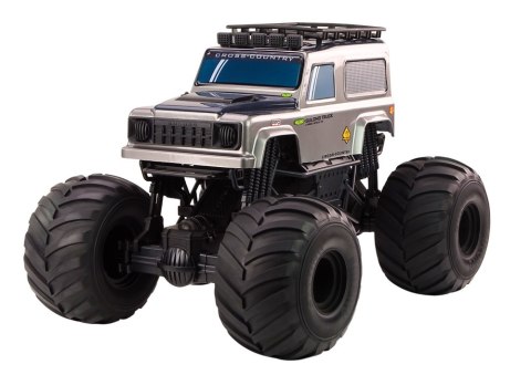 Duże Auto Terenowe Zdalnie Sterowane Suv 2.4G RC 1:6 Szary LEAN Toys Duże Auto Terenowe Zdalnie Sterowane Suv 2.4G RC 1:6 Szary LEAN Toys