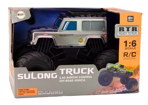 Duże Auto Terenowe Zdalnie Sterowane Suv 2.4G RC 1:6 Szary LEAN Toys Duże Auto Terenowe Zdalnie Sterowane Suv 2.4G RC 1:6 Szary LEAN Toys