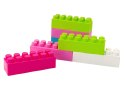 Duże Klocki Konstrukcyjne Podłużne W Torbie Naklejki Kolorowe 20 El LEAN Toys