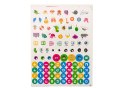 Duże Klocki Konstrukcyjne W Torbie Naklejki Kolorowe 20 El LEAN Toys