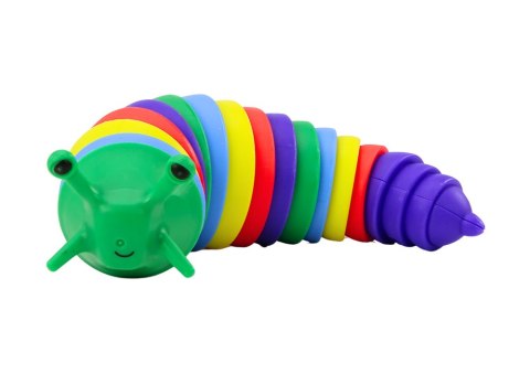 Giętki Ślimak Gąsienica Robak Sensoryczny Antystresowy Kolorowy LEAN TOYS Giętki Ślimak Gąsienica Robak Sensoryczny Antystresowy Kolorowy LEAN TOYS