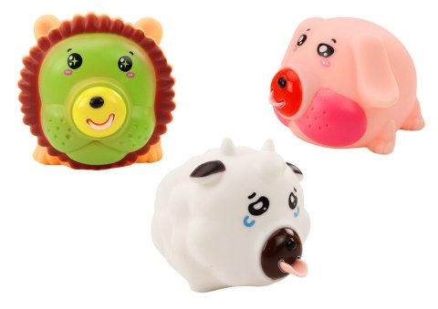 Gniotek Zwierzątka Lew Świnka Krowa Figurka Antystresowa Miękka MIX LEAN TOYS Gniotek Zwierzątka Lew Świnka Krowa Figurka Antystresowa Miękka MIX LEAN TOYS