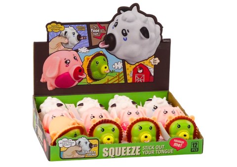 Gniotek Zwierzątka Lew Świnka Krowa Figurka Antystresowa Miękka MIX LEAN TOYS Gniotek Zwierzątka Lew Świnka Krowa Figurka Antystresowa Miękka MIX LEAN TOYS