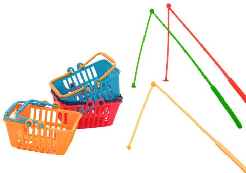 Gra Zręcznościowa Łowienie Rybek Stoliczek Różowy LEAN Toys Gra Zręcznościowa Łowienie Rybek Stoliczek Różowy LEAN Toys