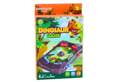 Gra Zręcznościowa Mini Gra Dinozaur Piłka Czarna LEAN TOYS Gra Zręcznościowa Mini Gra Dinozaur Piłka Czarna LEAN TOYS