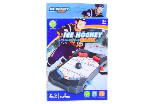 Gra Zręcznościowa Mini Gra Hockey Czerwona LEAN TOYS Gra Zręcznościowa Mini Gra Hockey Czerwona LEAN TOYS